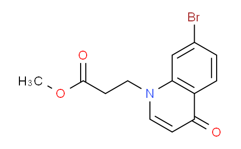 CAS No. 1279213-21-6, Methyl 3-(7-bromo-4-oxoquinolin-1(4H)-yl)propanoate
