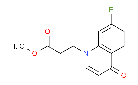 CAS No. 1315372-62-3, Methyl 3-(7-fluoro-4-oxoquinolin-1(4H)-yl)propanoate