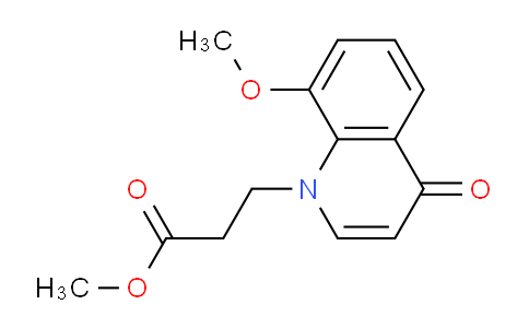 CAS No. 1279217-22-9, Methyl 3-(8-methoxy-4-oxoquinolin-1(4H)-yl)propanoate