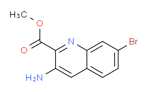 CAS No. 1823271-76-6, Methyl 3-amino-7-bromoquinoline-2-carboxylate