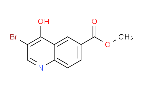 CAS No. 1395493-26-1, Methyl 3-bromo-4-hydroxyquinoline-6-carboxylate