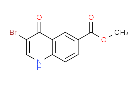 CAS No. 1395493-07-8, Methyl 3-bromo-4-oxo-1,4-dihydroquinoline-6-carboxylate