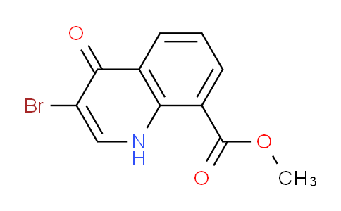 CAS No. 1395493-15-8, Methyl 3-bromo-4-oxo-1,4-dihydroquinoline-8-carboxylate