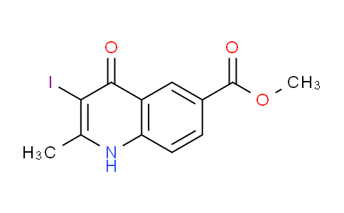 MC691815 | 1330755-65-1 | Methyl 3-iodo-2-methyl-4-oxo-1,4-dihydroquinoline-6-carboxylate