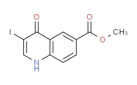 CAS No. 1264209-73-5, Methyl 3-iodo-4-oxo-1,4-dihydroquinoline-6-carboxylate