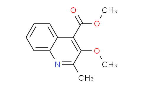 CAS No. 854860-19-8, Methyl 3-methoxy-2-methylquinoline-4-carboxylate