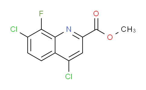CAS No. 1150164-82-1, Methyl 4,7-dichloro-8-fluoroquinoline-2-carboxylate