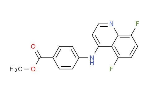 CAS No. 1315353-25-3, Methyl 4-((5,8-difluoroquinolin-4-yl)amino)benzoate