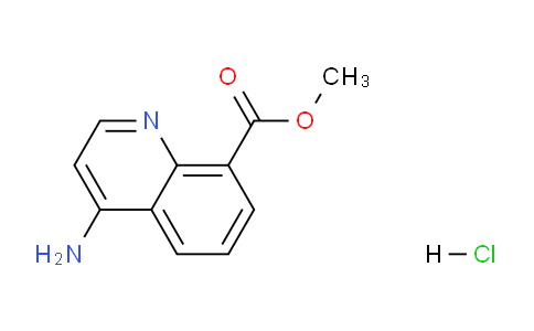 CAS No. 1447608-03-8, Methyl 4-aminoquinoline-8-carboxylate hydrochloride