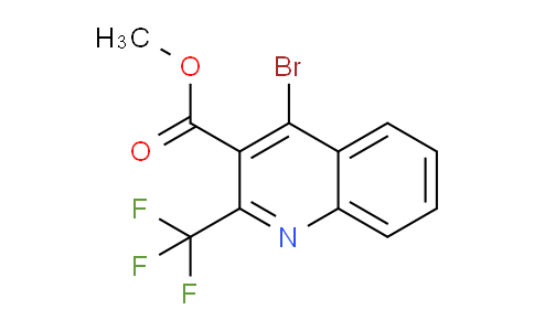 CAS No. 587886-19-9, Methyl 4-bromo-2-(trifluoromethyl)quinoline-3-carboxylate