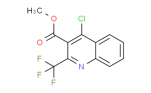 CAS No. 1384264-57-6, Methyl 4-chloro-2-(trifluoromethyl)quinoline-3-carboxylate
