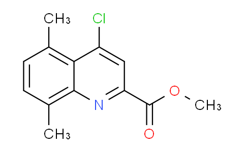 CAS No. 887589-35-7, Methyl 4-chloro-5,8-dimethylquinoline-2-carboxylate