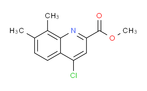 CAS No. 1133115-70-4, Methyl 4-chloro-7,8-dimethylquinoline-2-carboxylate