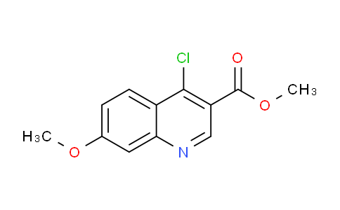 CAS No. 1123169-50-5, Methyl 4-chloro-7-methoxyquinoline-3-carboxylate