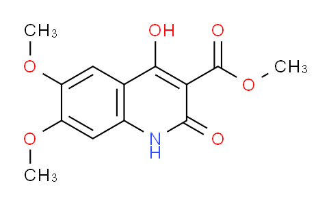 CAS No. 243841-56-7, Methyl 4-hydroxy-6,7-dimethoxy-2-oxo-1,2-dihydroquinoline-3-carboxylate
