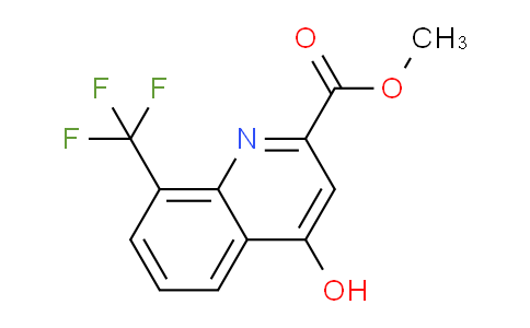 CAS No. 1065074-52-3, Methyl 4-hydroxy-8-(trifluoromethyl)quinoline-2-carboxylate