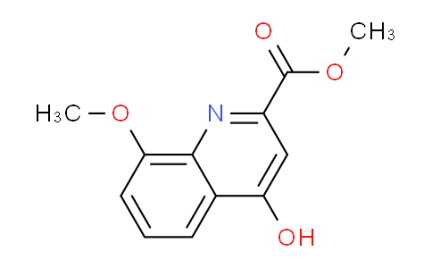 CAS No. 4008-46-2, Methyl 4-hydroxy-8-methoxyquinoline-2-carboxylate