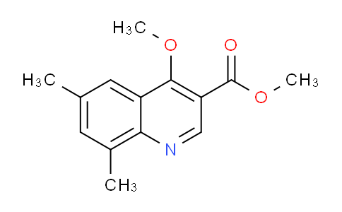 CAS No. 1785759-70-7, Methyl 4-methoxy-6,8-dimethylquinoline-3-carboxylate