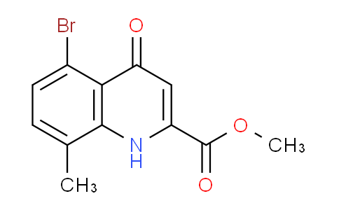 CAS No. 1133116-21-8, Methyl 5-bromo-8-methyl-4-oxo-1,4-dihydroquinoline-2-carboxylate