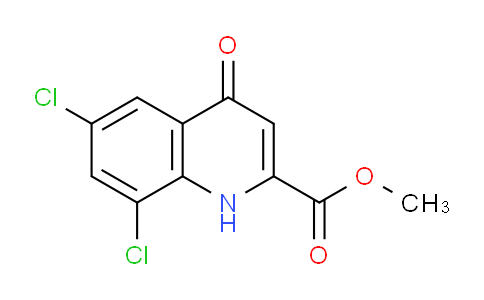 CAS No. 1065074-55-6, Methyl 6,8-dichloro-4-oxo-1,4-dihydroquinoline-2-carboxylate