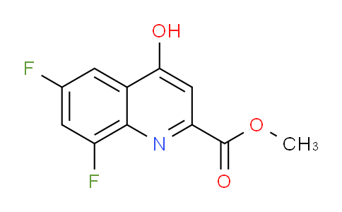 CAS No. 887589-28-8, Methyl 6,8-difluoro-4-hydroxyquinoline-2-carboxylate