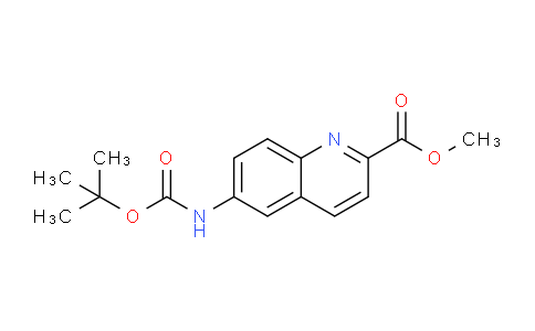 CAS No. 1706452-41-6, Methyl 6-((tert-butoxycarbonyl)amino)quinoline-2-carboxylate