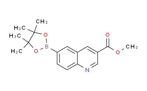 CAS No. 1220418-81-4, Methyl 6-(4,4,5,5-tetramethyl-1,3,2-dioxaborolan-2-yl)quinoline-3-carboxylate