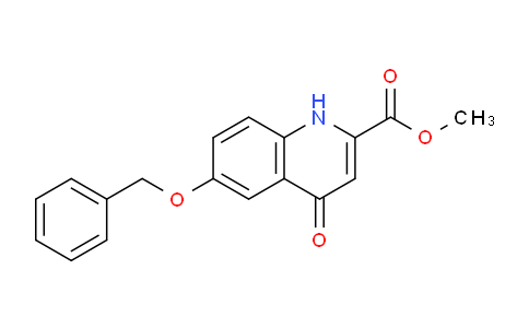 CAS No. 929028-73-9, Methyl 6-(benzyloxy)-4-oxo-1,4-dihydroquinoline-2-carboxylate