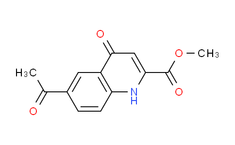 CAS No. 67084-85-9, Methyl 6-acetyl-4-oxo-1,4-dihydroquinoline-2-carboxylate