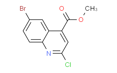 CAS No. 680213-43-8, Methyl 6-bromo-2-chloroquinoline-4-carboxylate