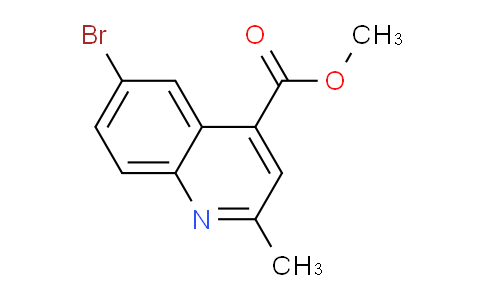 CAS No. 786659-09-4, Methyl 6-bromo-2-methylquinoline-4-carboxylate
