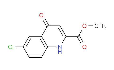 CAS No. 7545-52-0, Methyl 6-chloro-4-oxo-1,4-dihydroquinoline-2-carboxylate