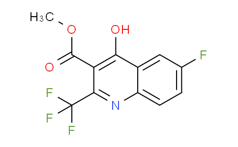 CAS No. 1384265-63-7, Methyl 6-fluoro-4-hydroxy-2-(trifluoromethyl)quinoline-3-carboxylate