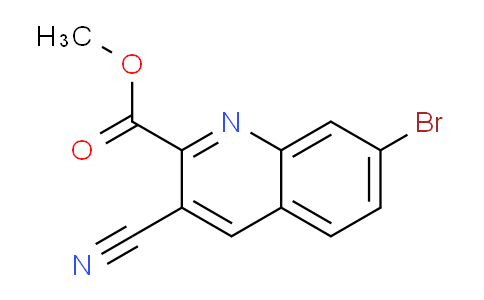 CAS No. 1956367-52-4, Methyl 7-bromo-3-cyanoquinoline-2-carboxylate