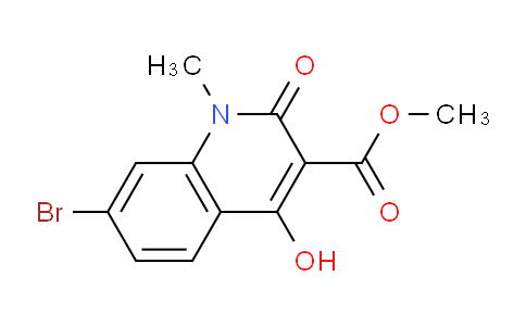 CAS No. 942152-80-9, Methyl 7-bromo-4-hydroxy-1-methyl-2-oxo-1,2-dihydroquinoline-3-carboxylate