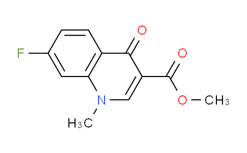 CAS No. 1785760-67-9, Methyl 7-fluoro-1-methyl-4-oxo-1,4-dihydroquinoline-3-carboxylate