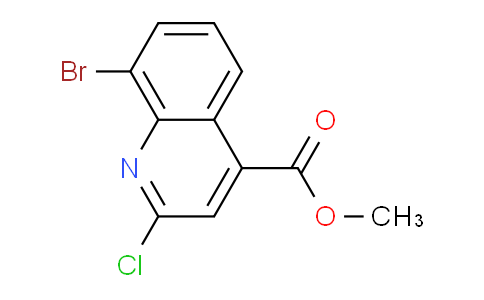 CAS No. 1260807-86-0, Methyl 8-bromo-2-chloroquinoline-4-carboxylate