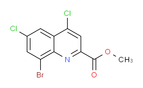 CAS No. 1150164-76-3, Methyl 8-bromo-4,6-dichloroquinoline-2-carboxylate