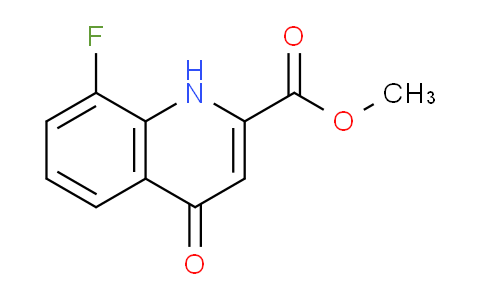 CAS No. 1078130-52-5, Methyl 8-fluoro-4-oxo-1,4-dihydroquinoline-2-carboxylate