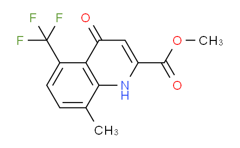 CAS No. 1187386-20-4, Methyl 8-methyl-4-oxo-5-(trifluoromethyl)-1,4-dihydroquinoline-2-carboxylate