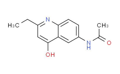 CAS No. 1026730-61-9, N-(2-Ethyl-4-hydroxyquinolin-6-yl)acetamide