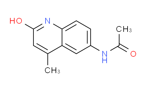 CAS No. 340141-96-0, N-(2-Hydroxy-4-methylquinolin-6-yl)acetamide