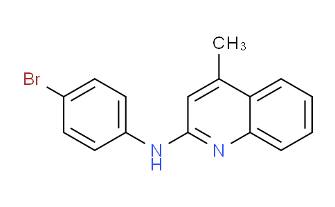 CAS No. 324526-70-7, N-(4-Bromophenyl)-4-methylquinolin-2-amine