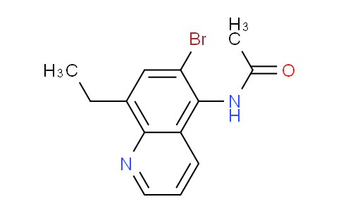 CAS No. 92849-19-9, N-(6-Bromo-8-ethylquinolin-5-yl)acetamide