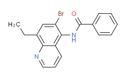 CAS No. 95813-71-1, N-(6-Bromo-8-ethylquinolin-5-yl)benzamide