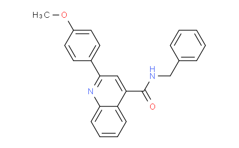 CAS No. 332381-32-5, N-Benzyl-2-(4-methoxyphenyl)quinoline-4-carboxamide