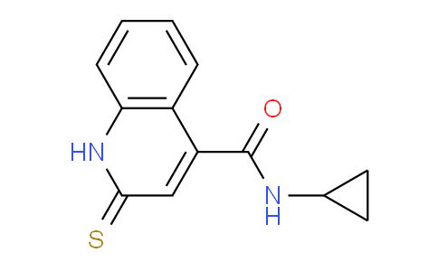 CAS No. 875160-00-2, N-Cyclopropyl-2-thioxo-1,2-dihydroquinoline-4-carboxamide
