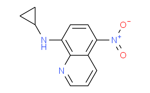CAS No. 1099929-70-0, N-Cyclopropyl-5-nitroquinolin-8-amine