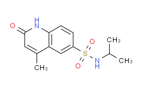 CAS No. 1269089-86-2, N-Isopropyl-4-methyl-2-oxo-1,2-dihydroquinoline-6-sulfonamide