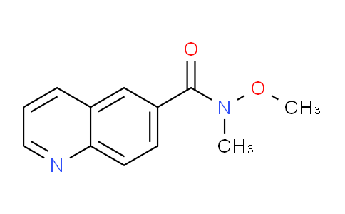 CAS No. 179873-51-9, N-Methoxy-N-methylquinoline-6-carboxamide